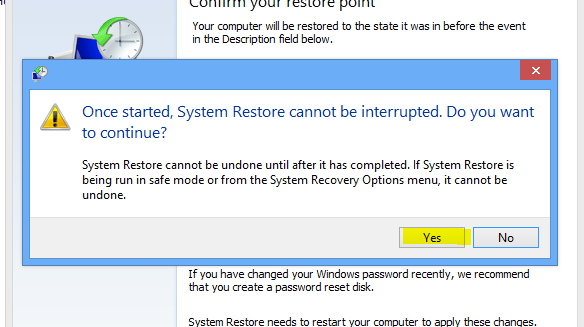 System Restore